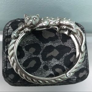 Brighton Jaguar Cuff Bracelet w/Rhinestones ✨🐆✨
